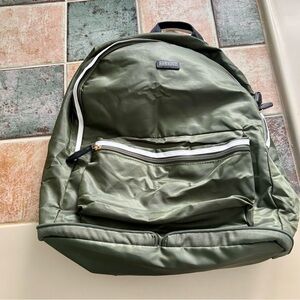 Paravel Olive Backpack with White Accents